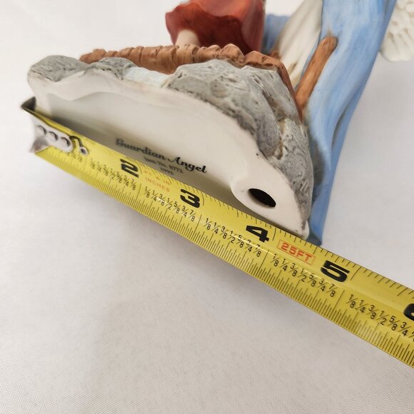 Vintage Guardian Angel 1995 HOMCO #8772 EUC 8" H x 4.5" L x 3" W - Picture 8 of 9